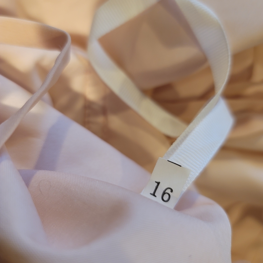 Women's Blush Pink Ruffle Maxi Dress - Picture 6 of 6